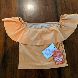 Kortni Jeane Ruffle Around Swim Top